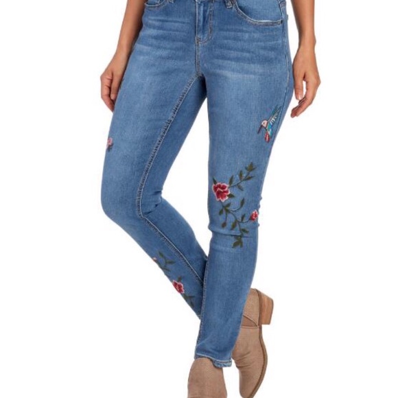 earl jeans embroidered